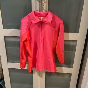 Under Armour Pink Performance 1/4 zip Size Medium